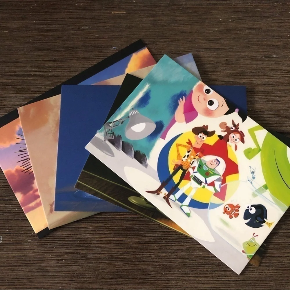 Disney Pixar Shorts Postcards: Luxo Jr. & Partly Cloudy 5 pack